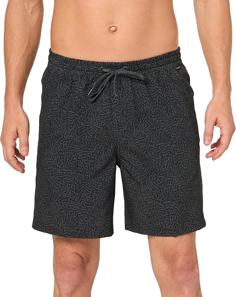 Quiksilver Men's Taxer Print Amphibian 18 Hybrid Short