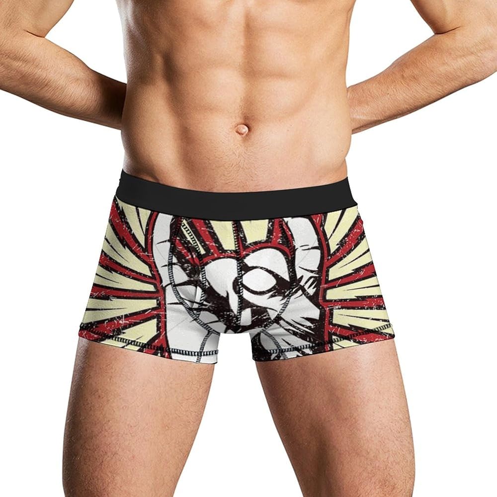 The Rocker Hand Men's Boxer Briefs Soft Lightweight Underwear Stretch Trunks