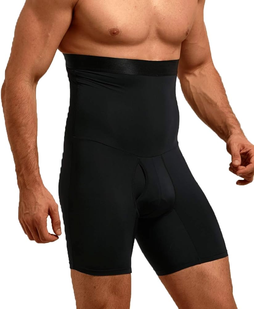 Men Tummy Control Shorts High Waist Slimming Body Shaper Compression Shapewear Belly Girdle Underwear Boxer Briefs