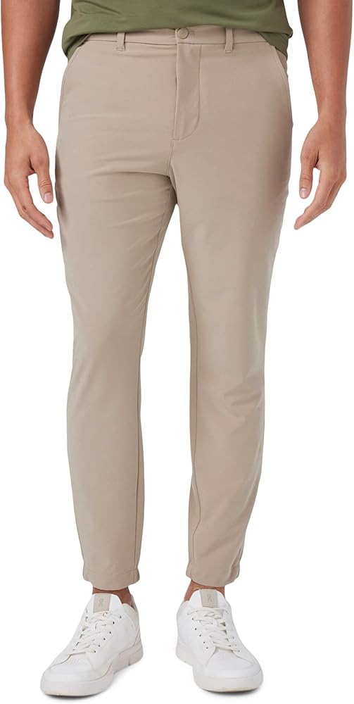 Mizzen+Main Helmsman Men's Joggers - Wrinkle-Resistant, Moisture-Wicking Golf Joggers for Men with 4-Way Stretch, Slim Fit