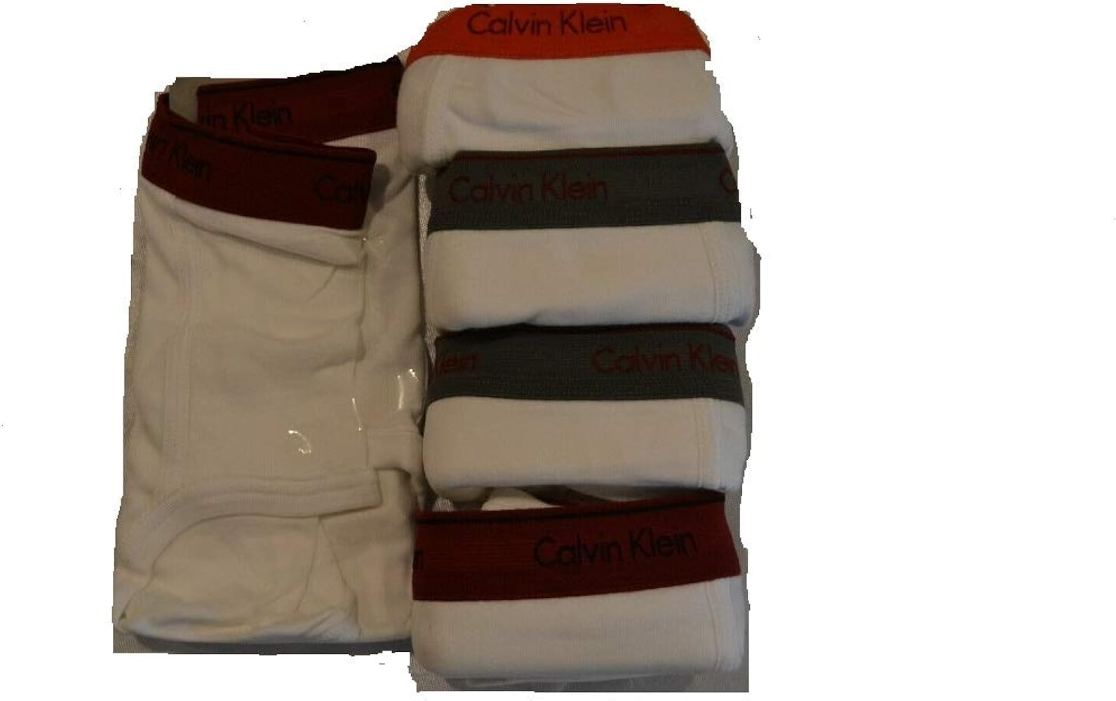 Calvin Klein Men's Cotton Briefs 5 Pack, White, XL