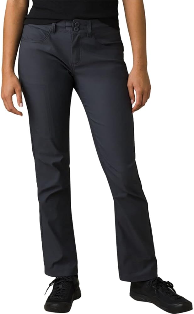 prAna Halle Straight Pants II Coal 0 R