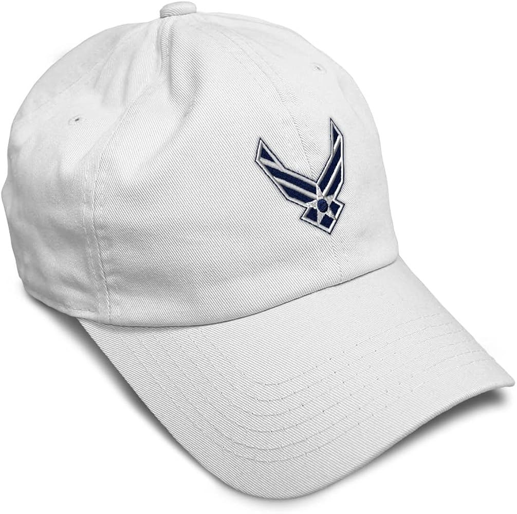 Speedy Pros Soft Baseball Cap Air Force Emblem Embroidery Insignias Cotton Dad Hats for Men & Women