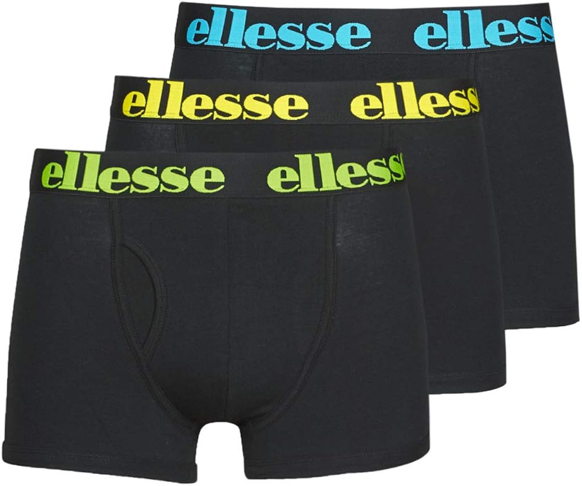 Ellesse Hali Cotton 3Pack Black Boxers