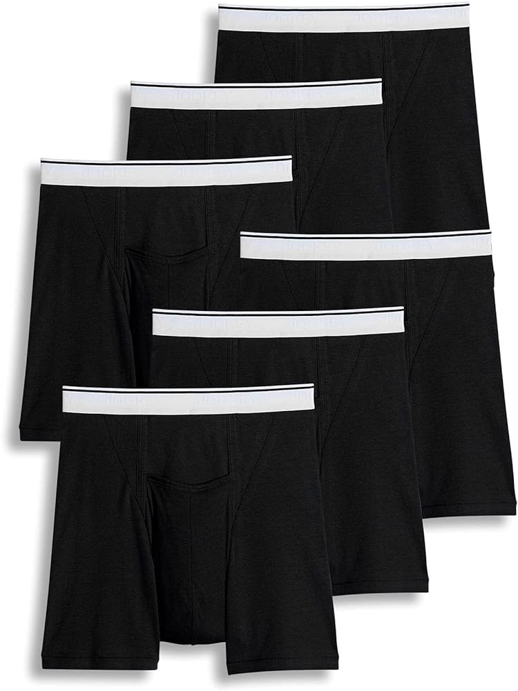 Jockey Men's Underwear Pouch 5" Boxer Brief - 6 Pack