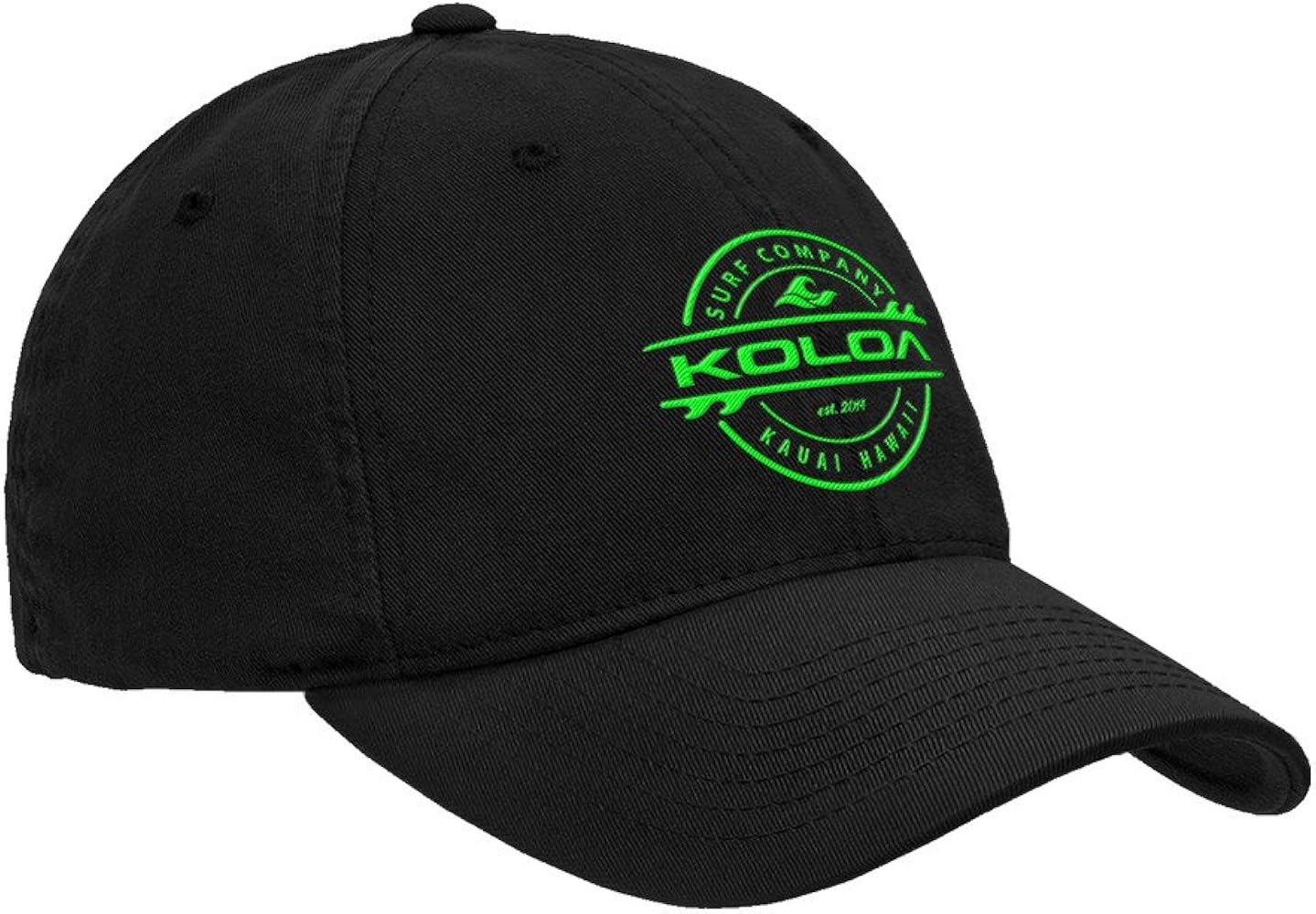 Koloa Surf Classic Cotton Dad Hats. Low Profile Adjustable Caps in 42 Colors