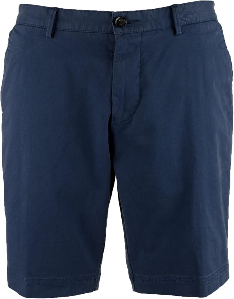 Hugo Boss Men's Slice Stretch Shorts-DB-34R Dark Blue