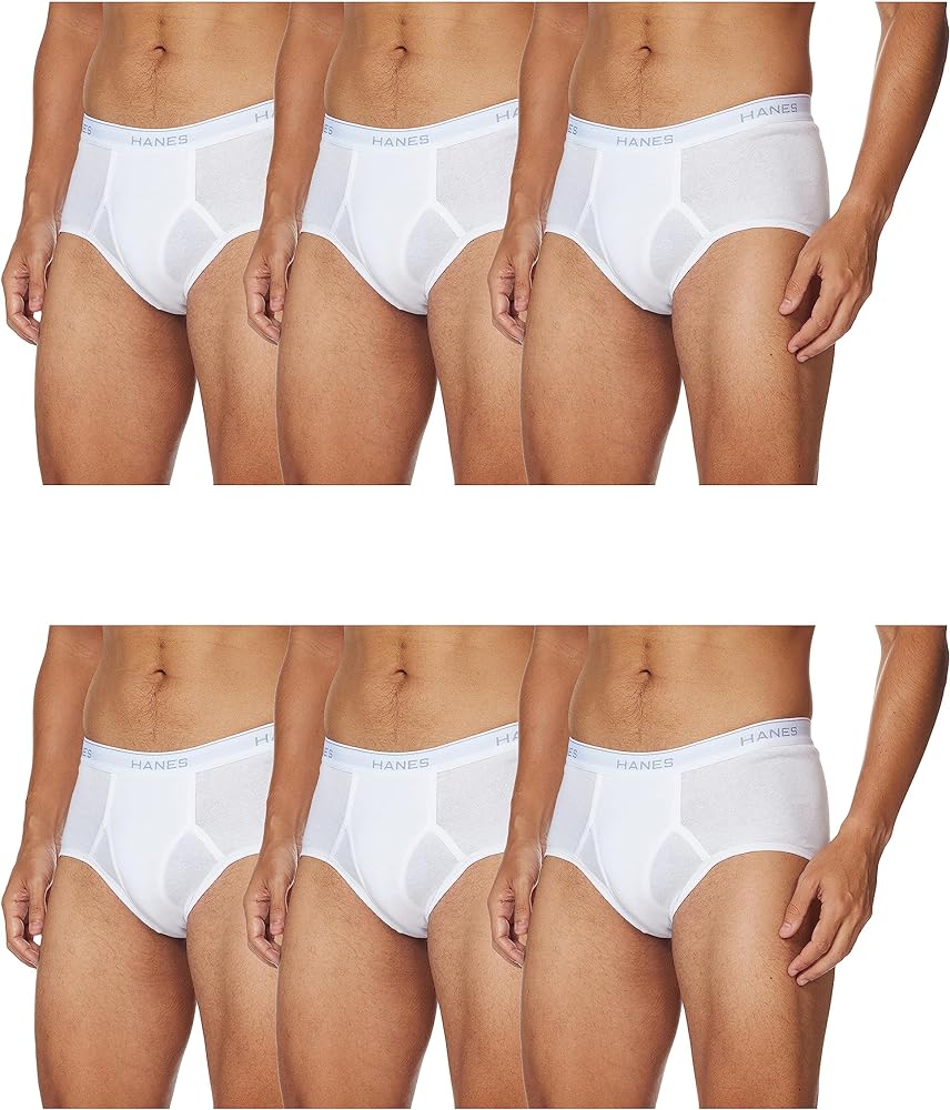 Hanes Men's 6-Pack FreshIQ Tagless Cotton Brief