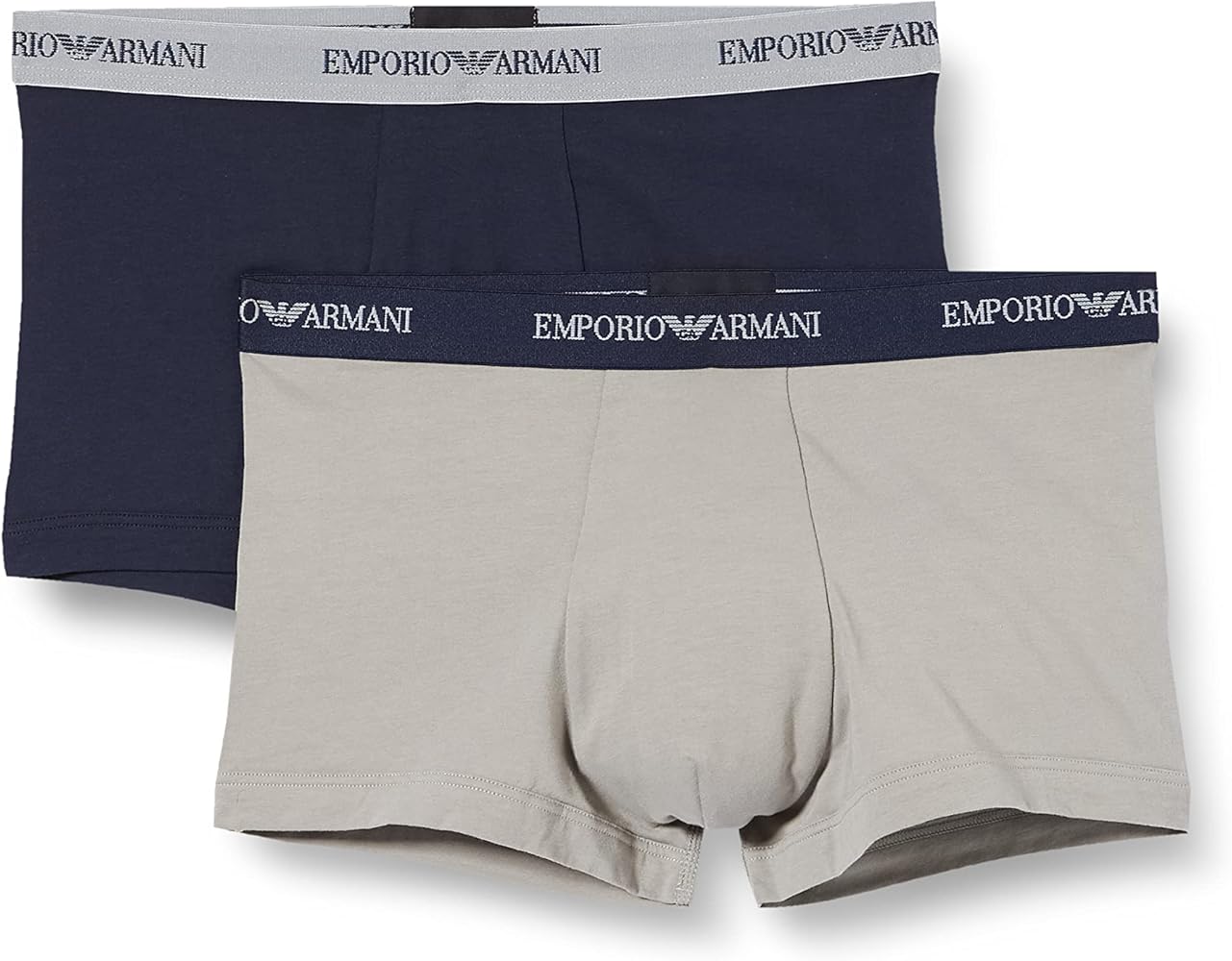 Emporio Armani Men's 2 Pack Cotton Trunk