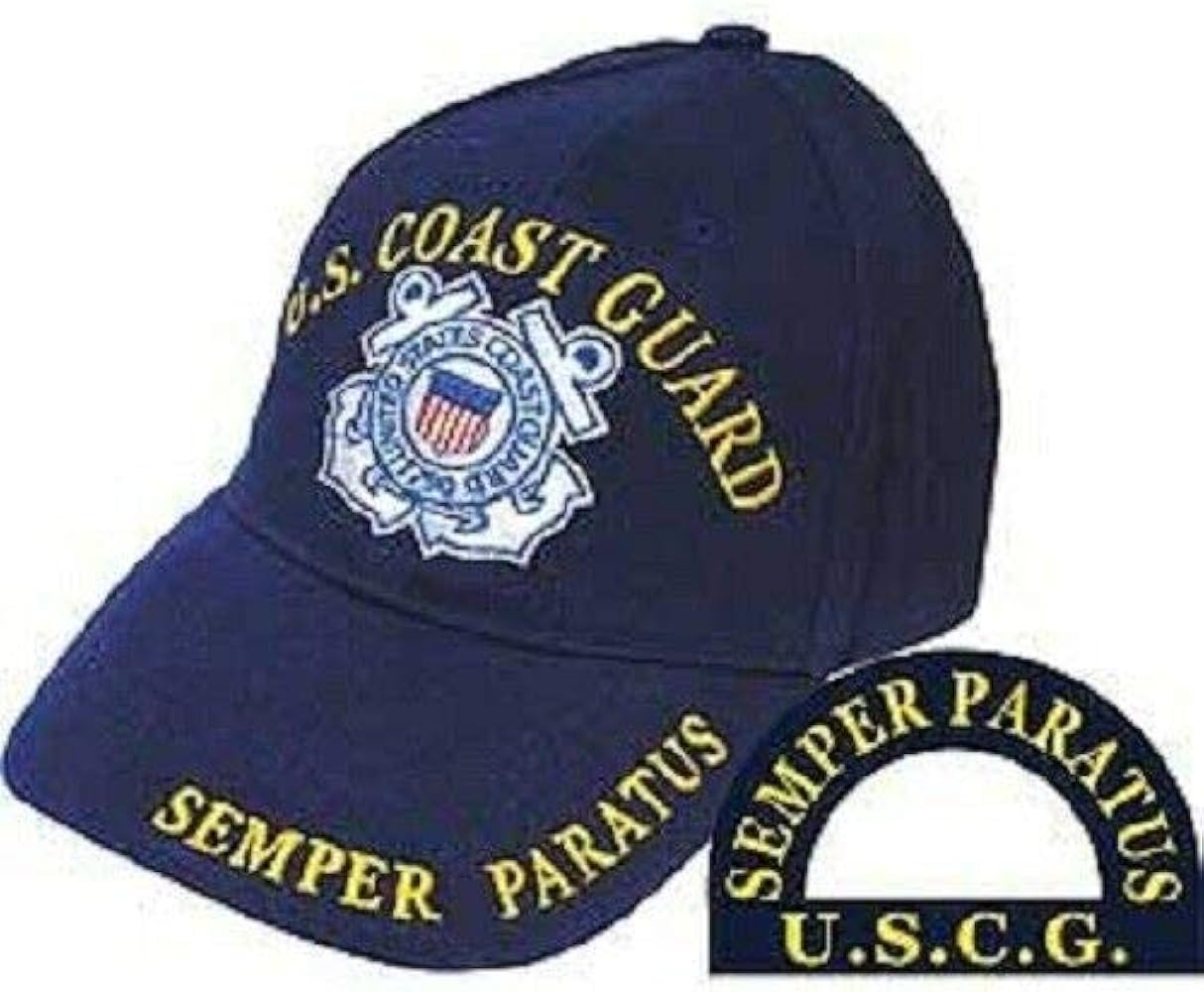 Trade Winds Blue Coast Guard Semper Paratus Cap Hat Embroidered/Licensed (EE) CP00275