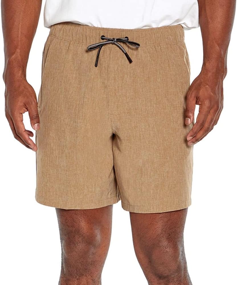 Eddie Bauer Men's Woven Tech Short (as1, Alpha, xx_l, Regular, Regular, Ermine, XXL, Regular Fit)