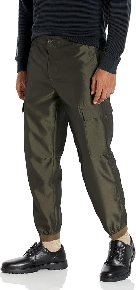 BOSS Men's Cotton Stretch Cargo Trousers