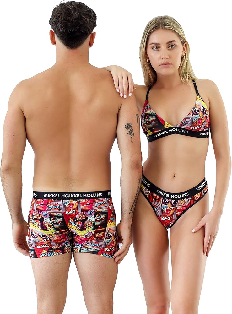 Mix & Match Underwear For Couples - Mens and Womens Underwear-To Make Complete Set Select 3 Items Separately