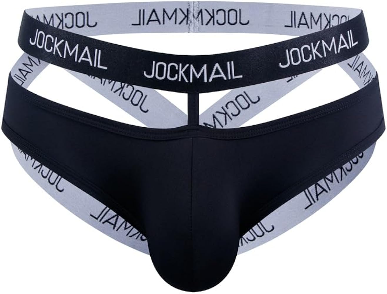 JOCKMAIL Men's Sexy Jockstrap Ice Silk Breathable Thongs Men's Thong Jockstrap Underwear