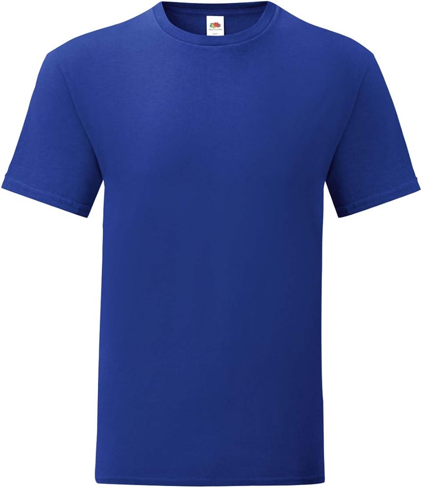 Fruit of the Loom 61430 Men's Iconic Tee 3 Pack - COBALT - L