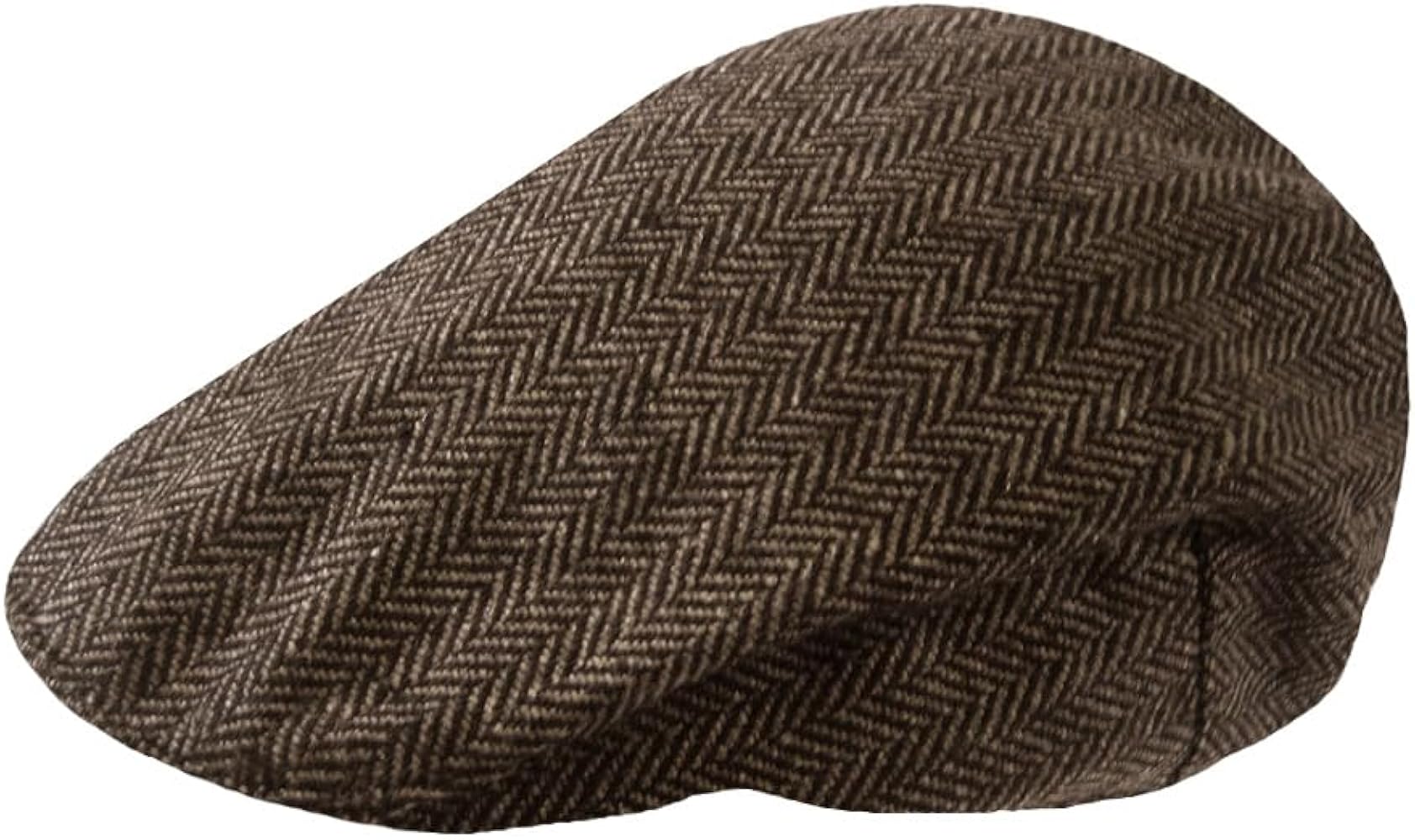 Mens Classic English Tweed Flat Cap