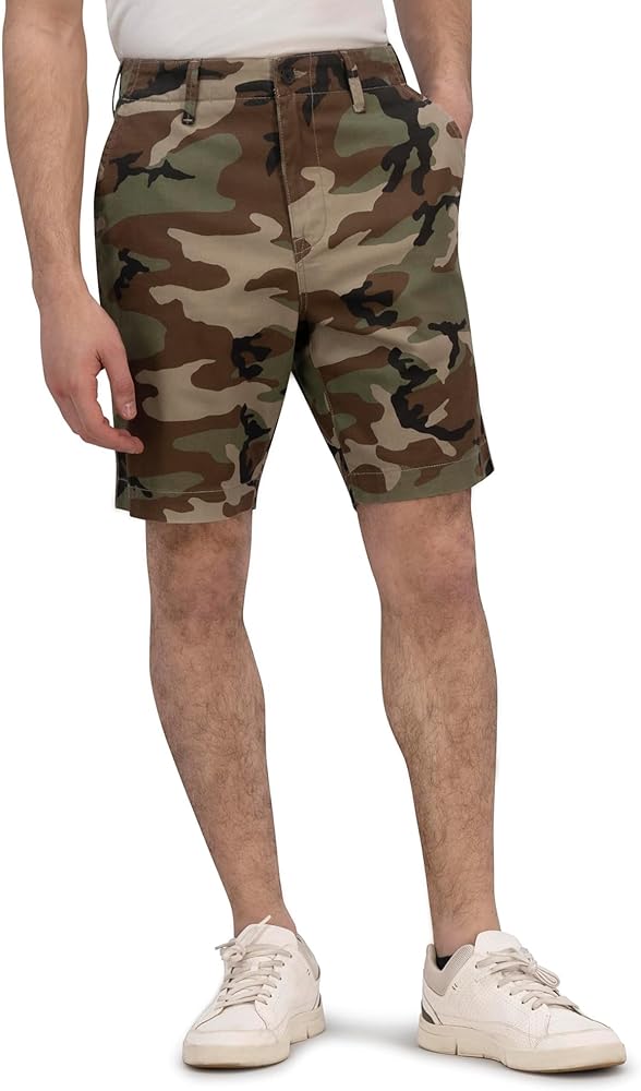 Lucky Brand Men's 9" Stretch Twill Short, Camo Multi