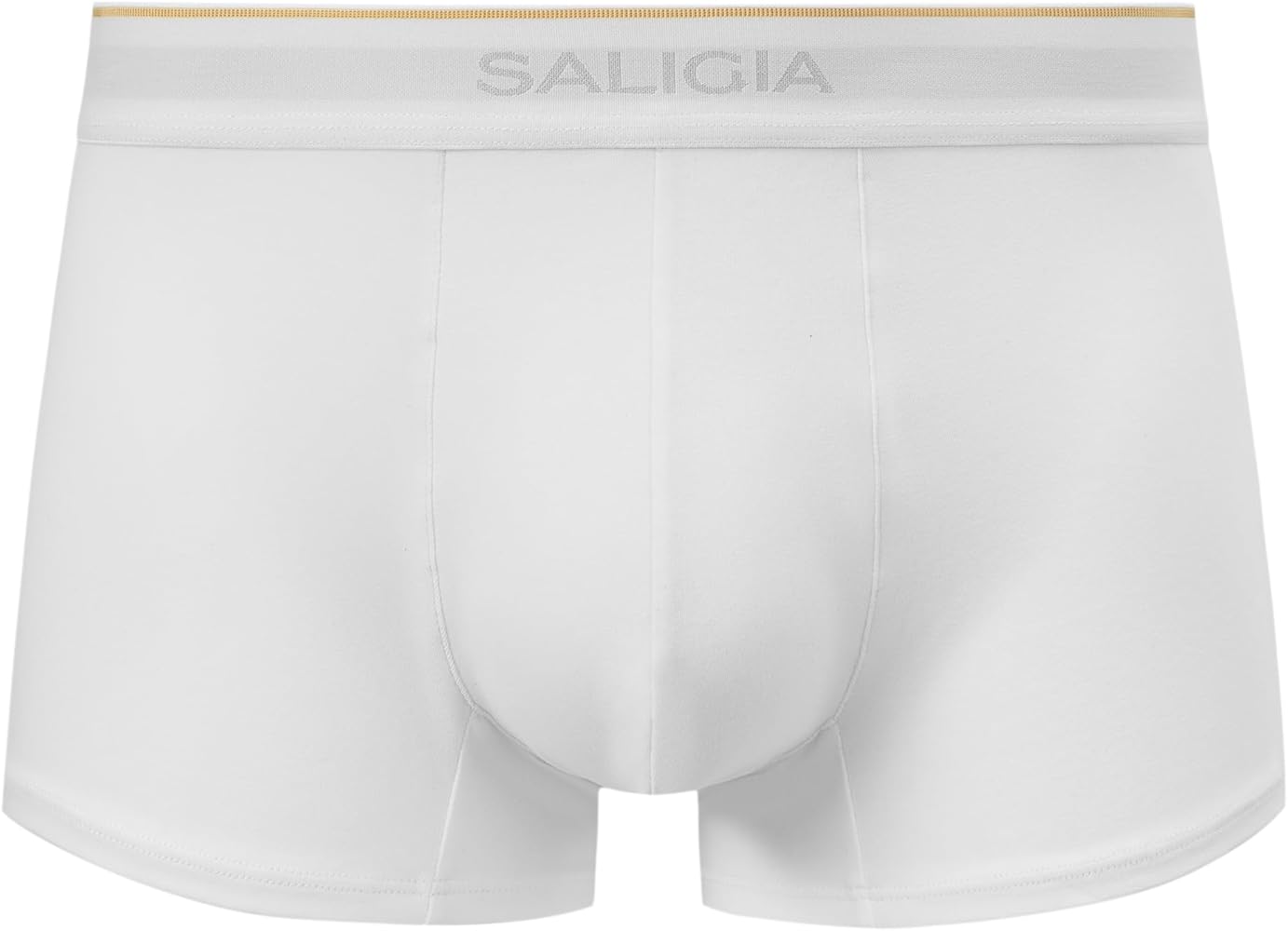 SALIGIA Men's Underwear, Stretch-Cotton Trunks (Shorter Style), Double-layered Front Pouch