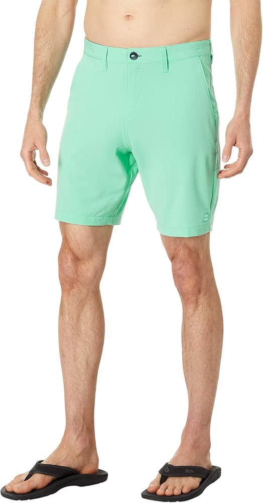 Billabong Crossfire Slub Mid 19" Hybrid Shorts Aqua 36