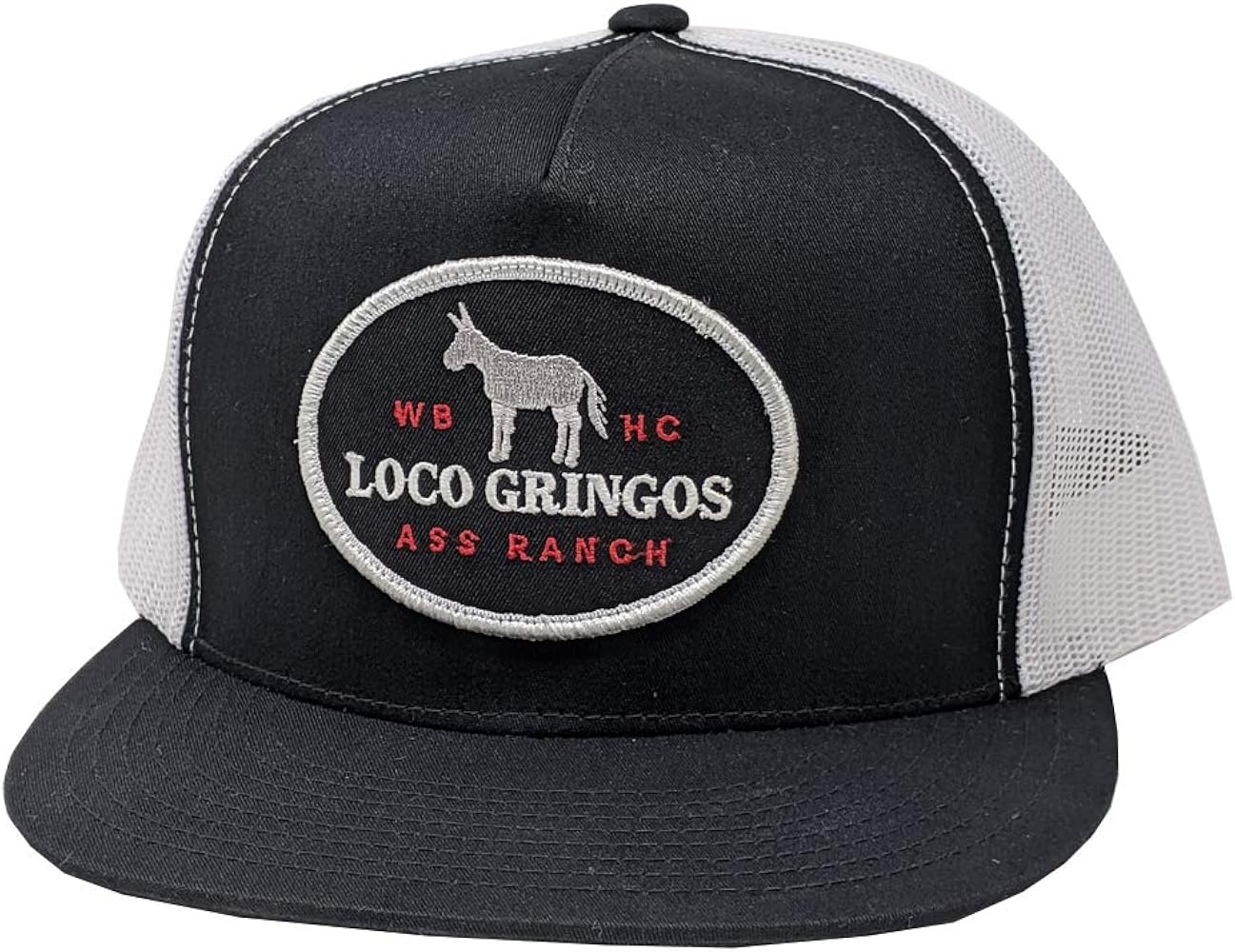 WHISKEY BENT HAT CO. Loco Gringos Adjustable Snapback Trucker Hat