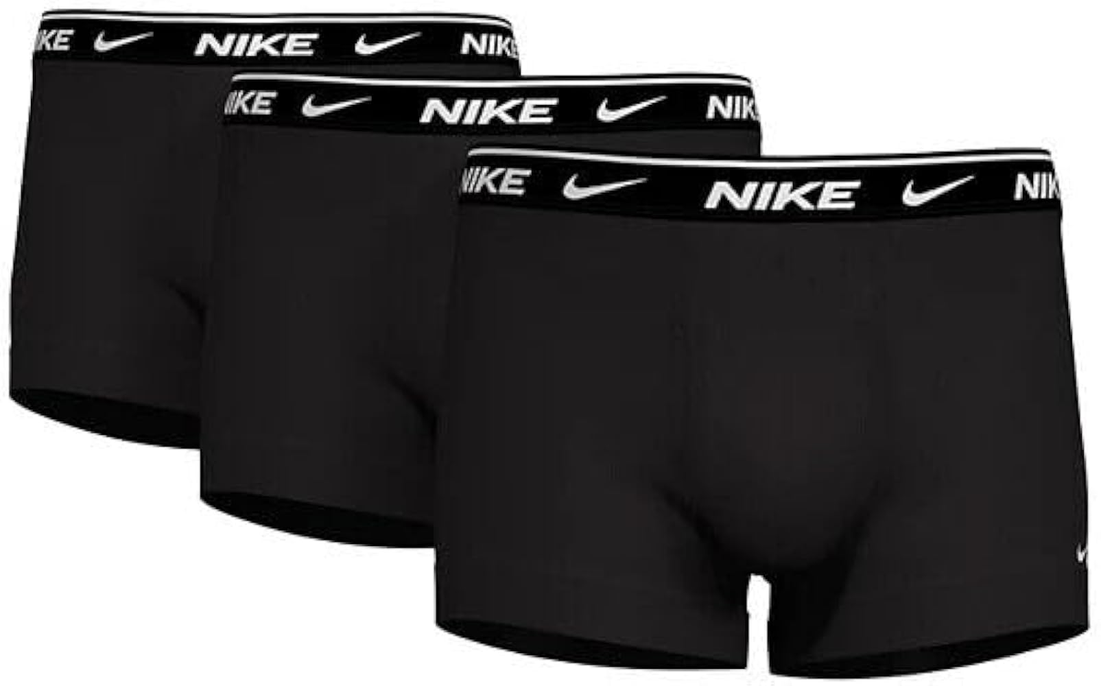 Nike Essential Cotton Stretch Trunk, Dri-FIT 3Pk, Black/Black/Black, X-Large