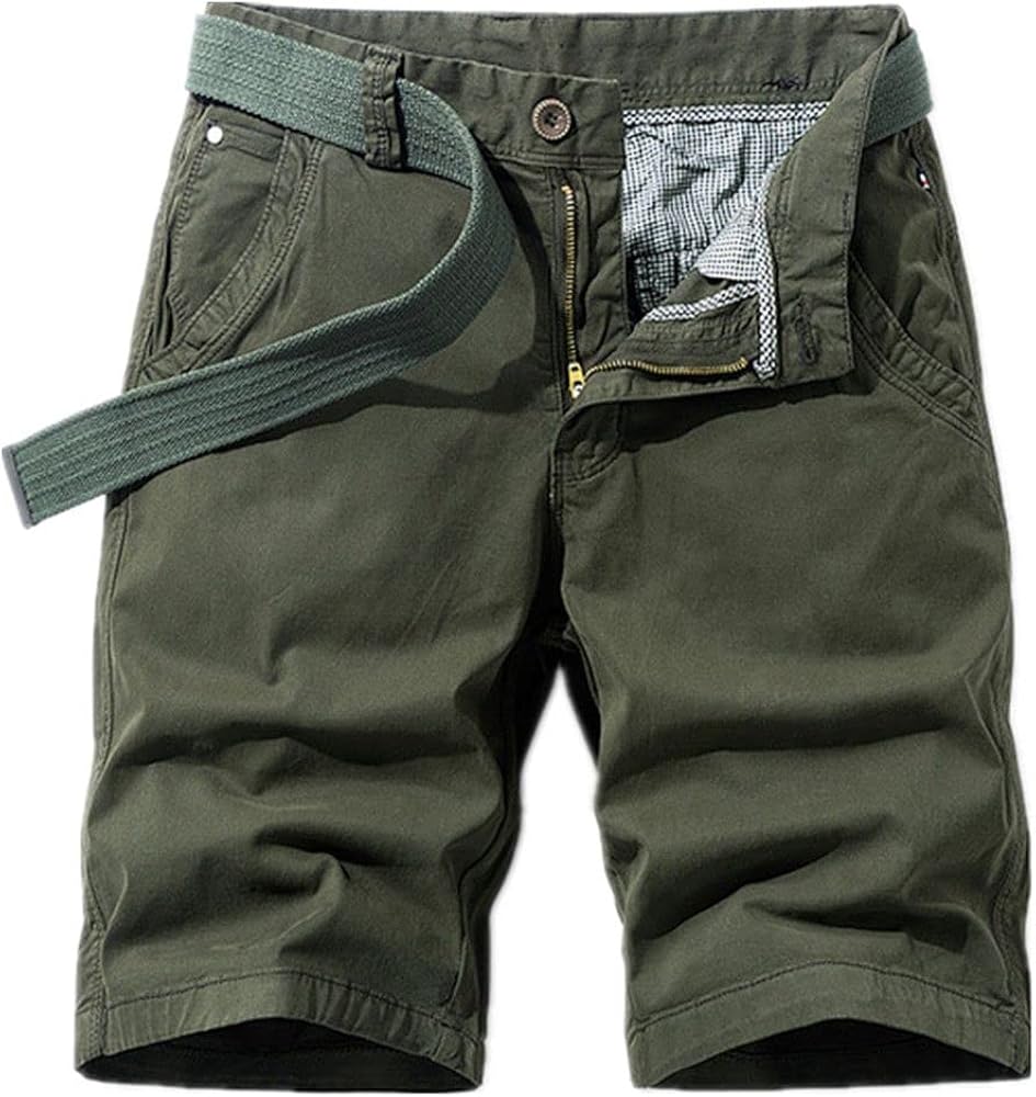 Spring Men Men's Shorts Clothing Summer Casual Breeches Jeans Pants Short Green