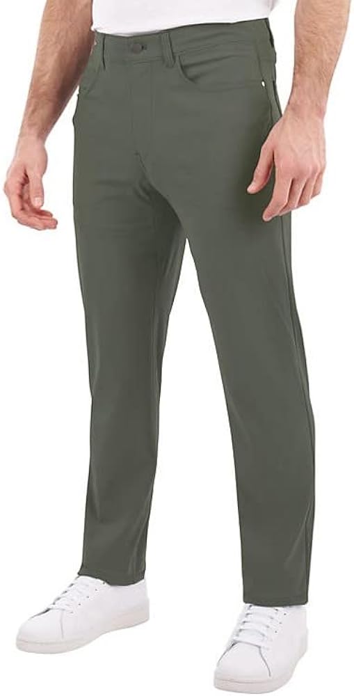 Member's Mark Mens Benton Performance Pants (as1, Waist_Inseam, Numeric_32, Numeric_30, Green Midnight, Regular)