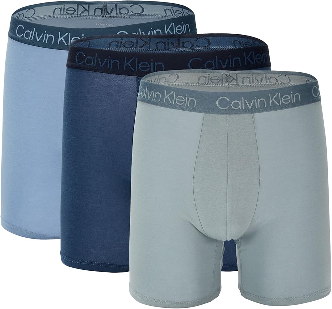 Calvin Klein Men`s Cotton Modal Boxer Briefs 3 Pack