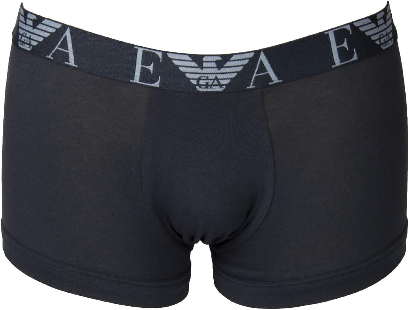 EMPORIO ARMANI Men's boxer elasticated elastic cotton shorts underwear article 111389 2F715 TRUNK, 00135 Marine, Small