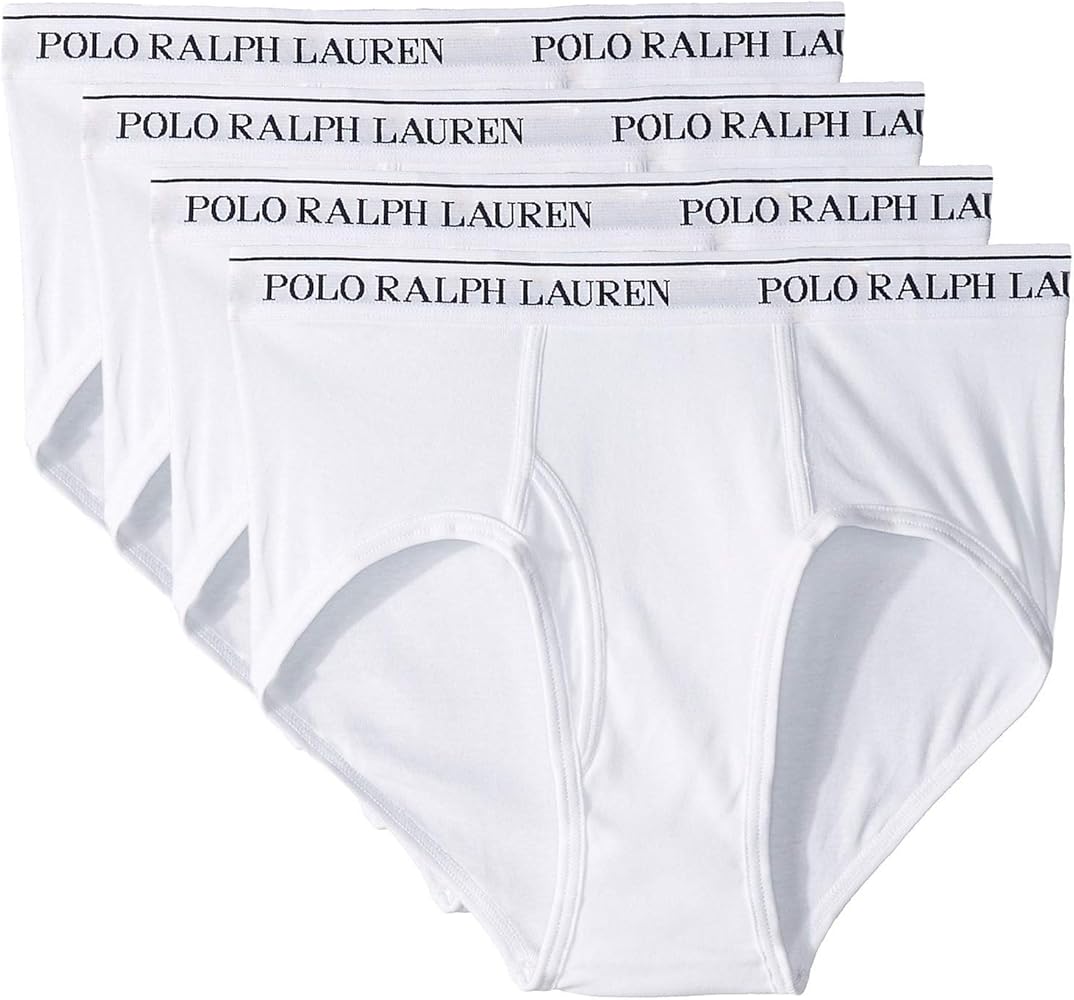 POLO RALPH LAUREN mens Classic Fit W/ Wicking 4-pack Briefs