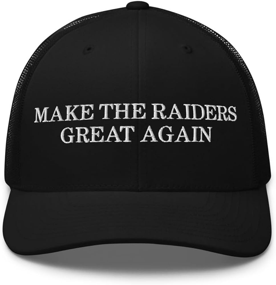 Make The Raiders Great Again Retro Trucker Hat