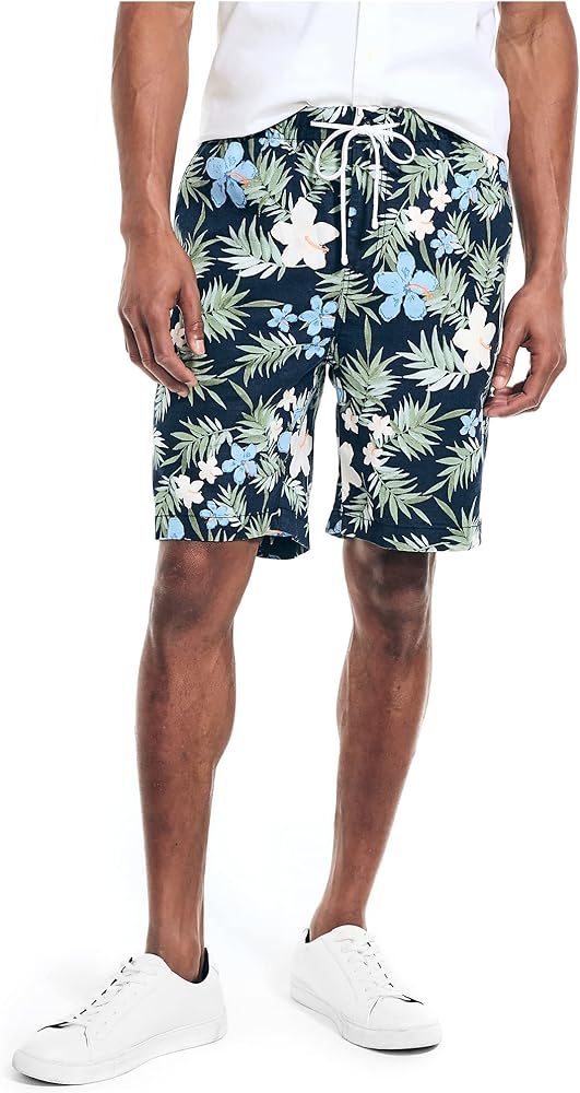 Nautica Men's Sustainably Crafted 8.5" Printed Cabana Short