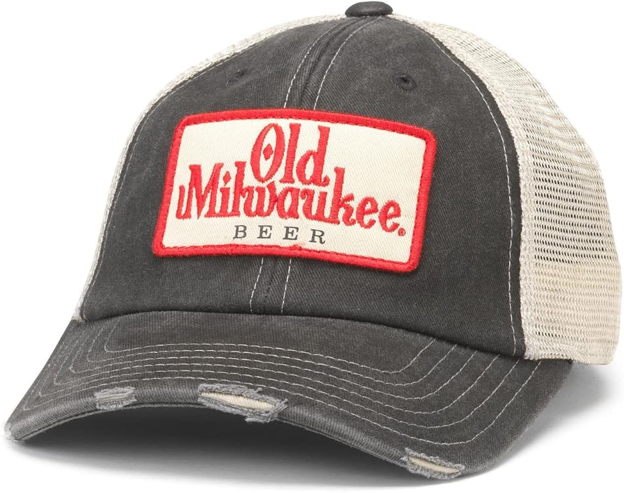 AMERICAN NEEDLE Old Milwaukee Beer Officially Licensed Adjustable Baseball Hat