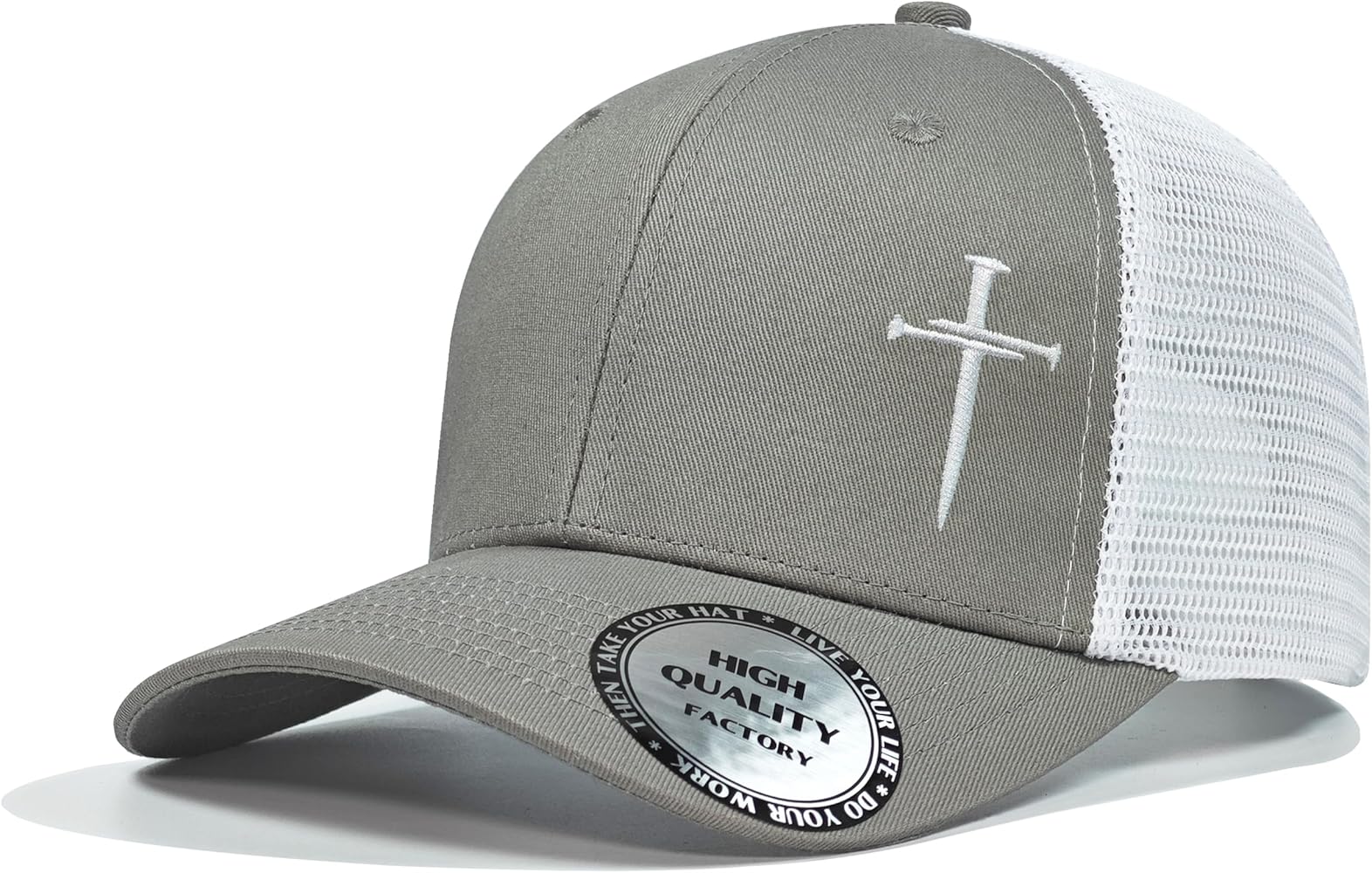 Christian Hats for Men Women,Jesus 3 Nail Cross Hat Christian Religious Gifts for Birthday/Christmas