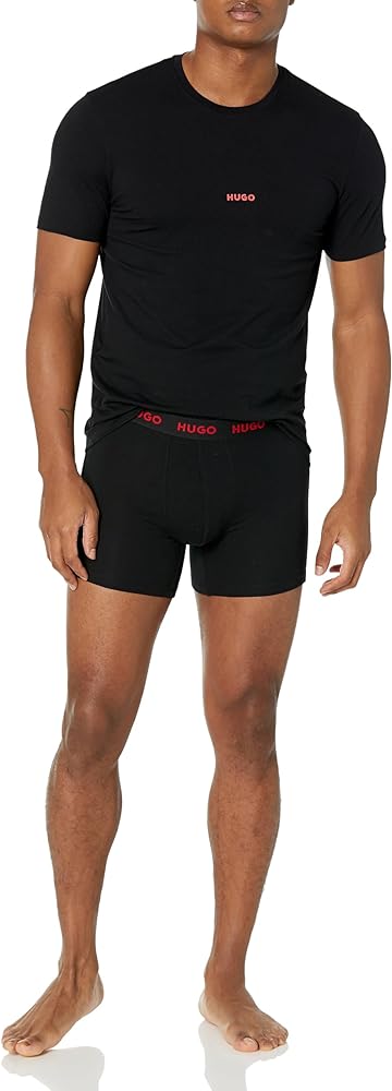 HUGO Men's T-shirt and Boxer Brief Set