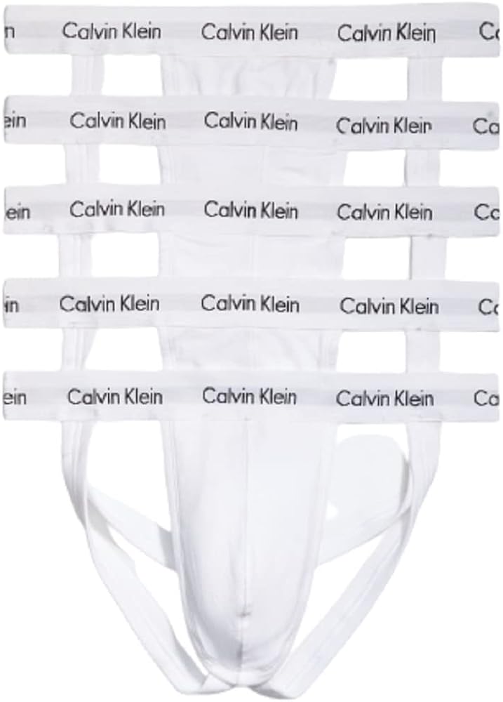 Calvin Klein Men's Cotton Stretch 5-pack Jock Strap