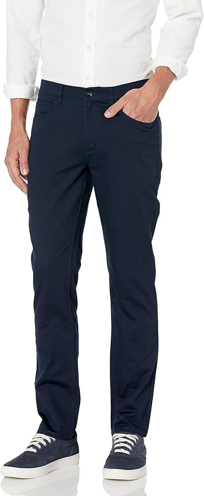 Perry Ellis Men's Slim Fit 5-Pocket Anywhere Pant