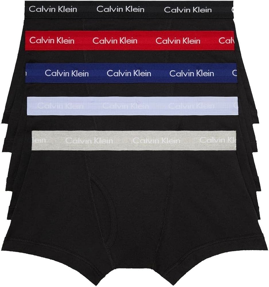 Calvin Klein Men's Underwear Cotton Classics 3 Pack Trunk