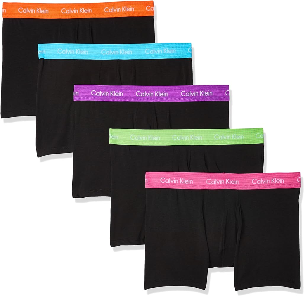 Calvin Klein Men's Pride Cotton Stretch 5-pack Boxer Brief