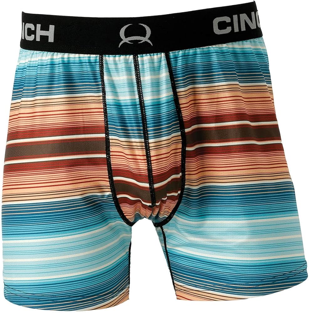 Cinch Apparel Mens Stripe Loose Fit Boxer Multi XL