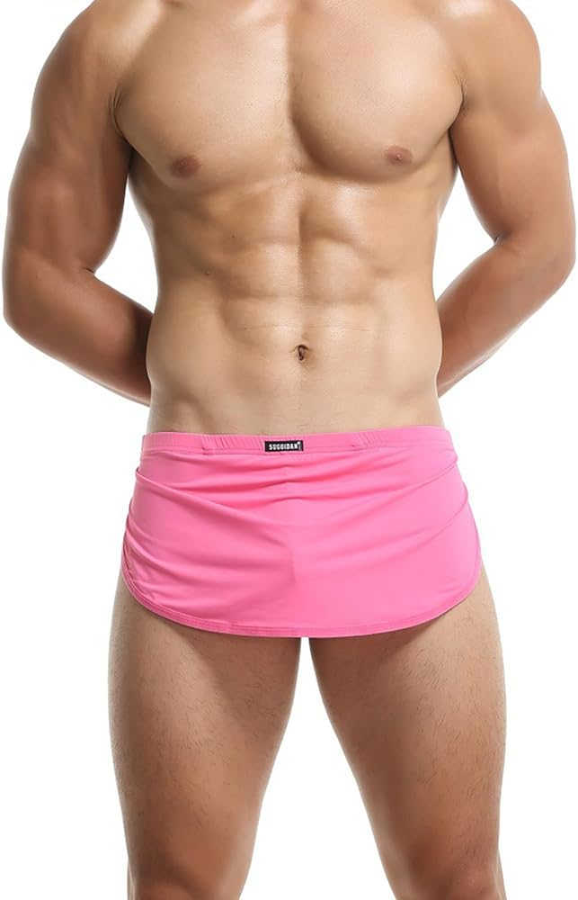 Evankin Men's Ultra-Thin Split Side Underwear Sexy Loincloth Thong Breathable Boxer Briefs Athletic Shorts