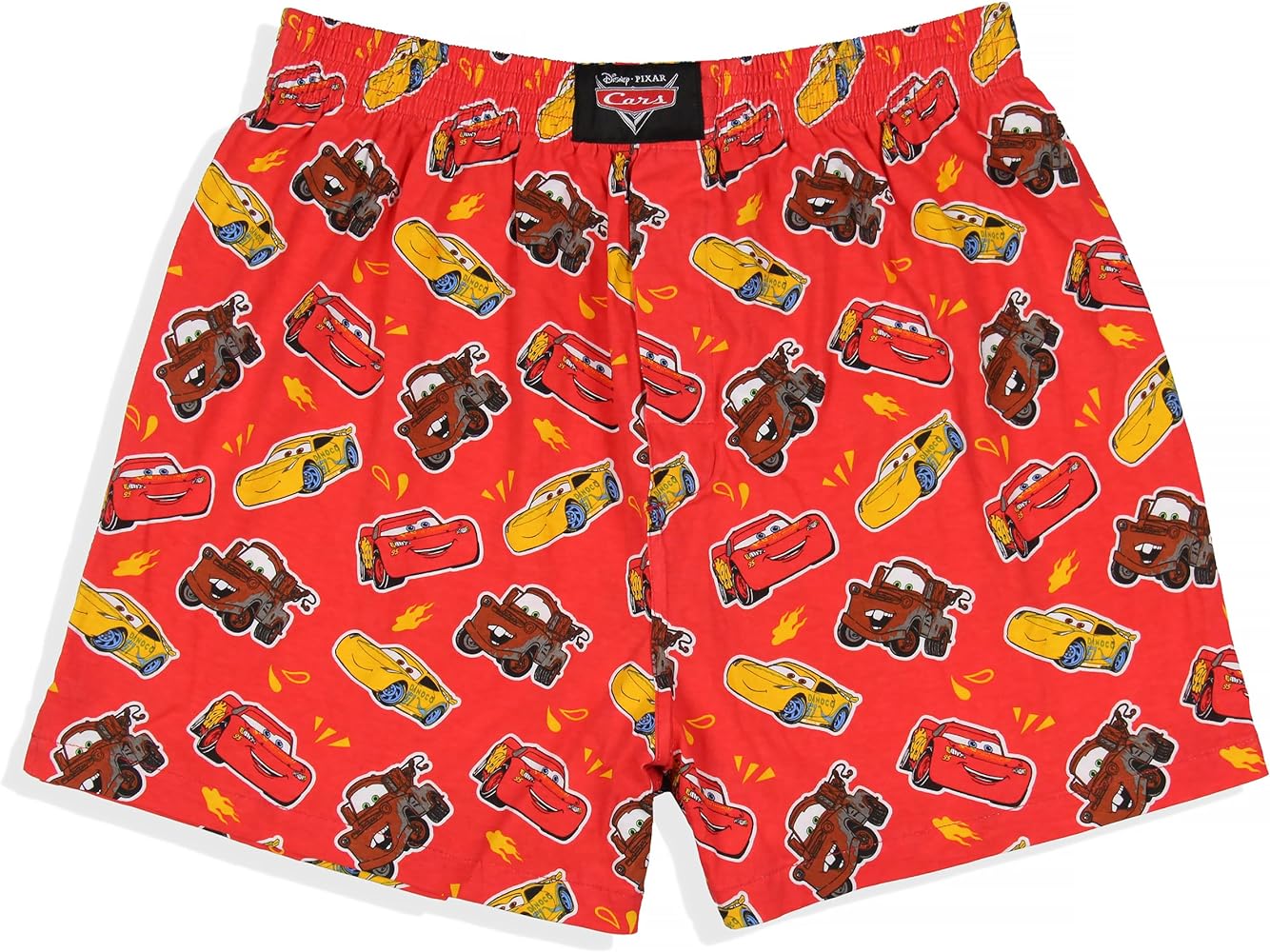 Disney Men's Cars Lightning McQueen Mater And Cruz Ramirez Boxer Shorts Underwear