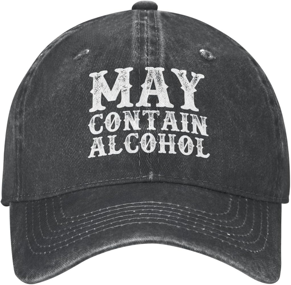 May Contain Alcohol Hat for Men Dad Hats Cute Hat