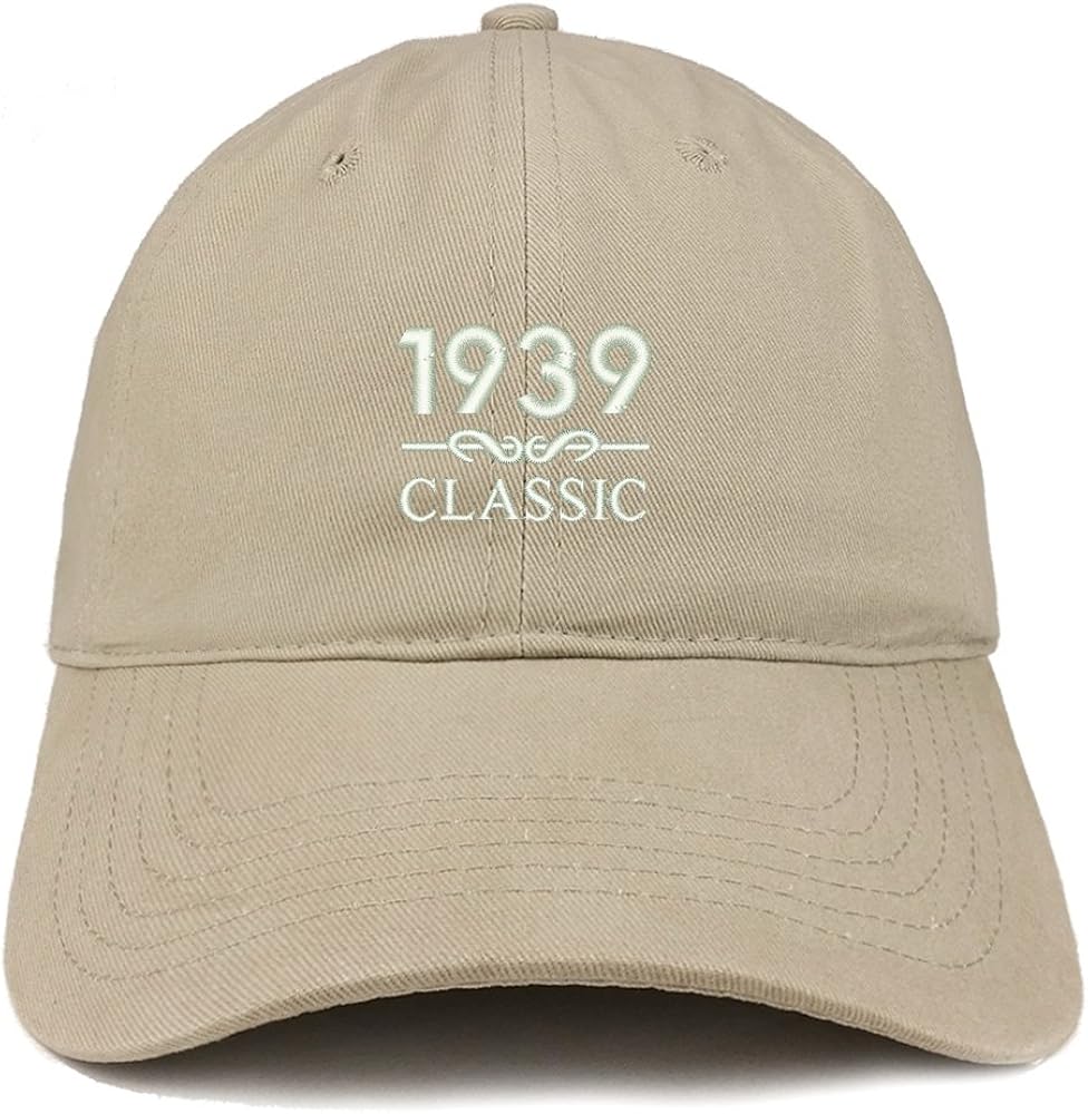 Trendy Apparel Shop Classic 1939 Embroidered Retro Soft Cotton Baseball Cap