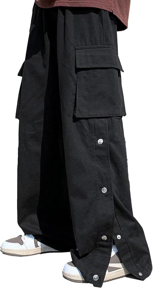 Cargo Pants Women Relaxed Straight Fit Men Outdoor Work Trousers with Pockets