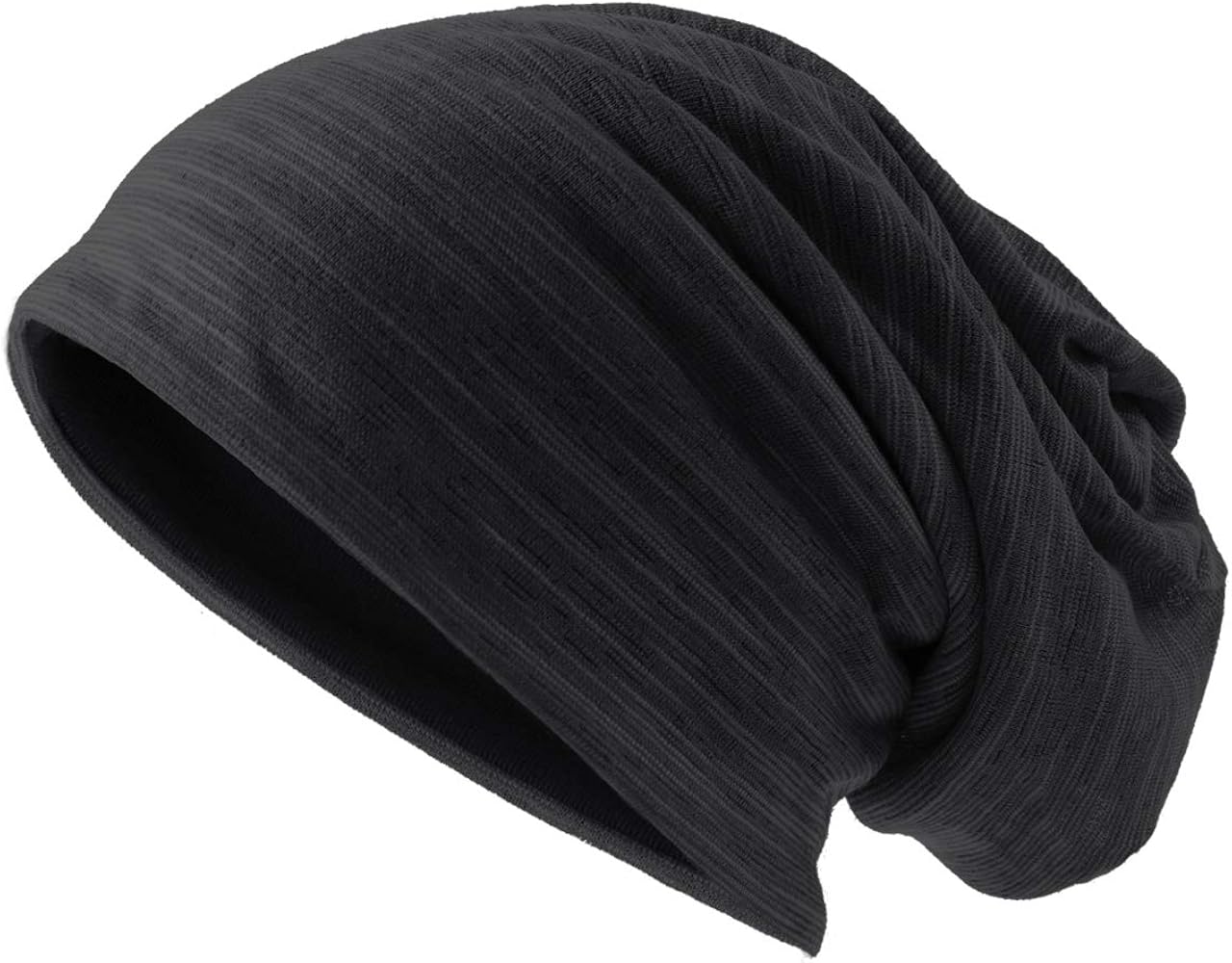 Ruphedy Men's Slouchy Beanie Summer Thin Hollow Long Oversized Skull Cap B301