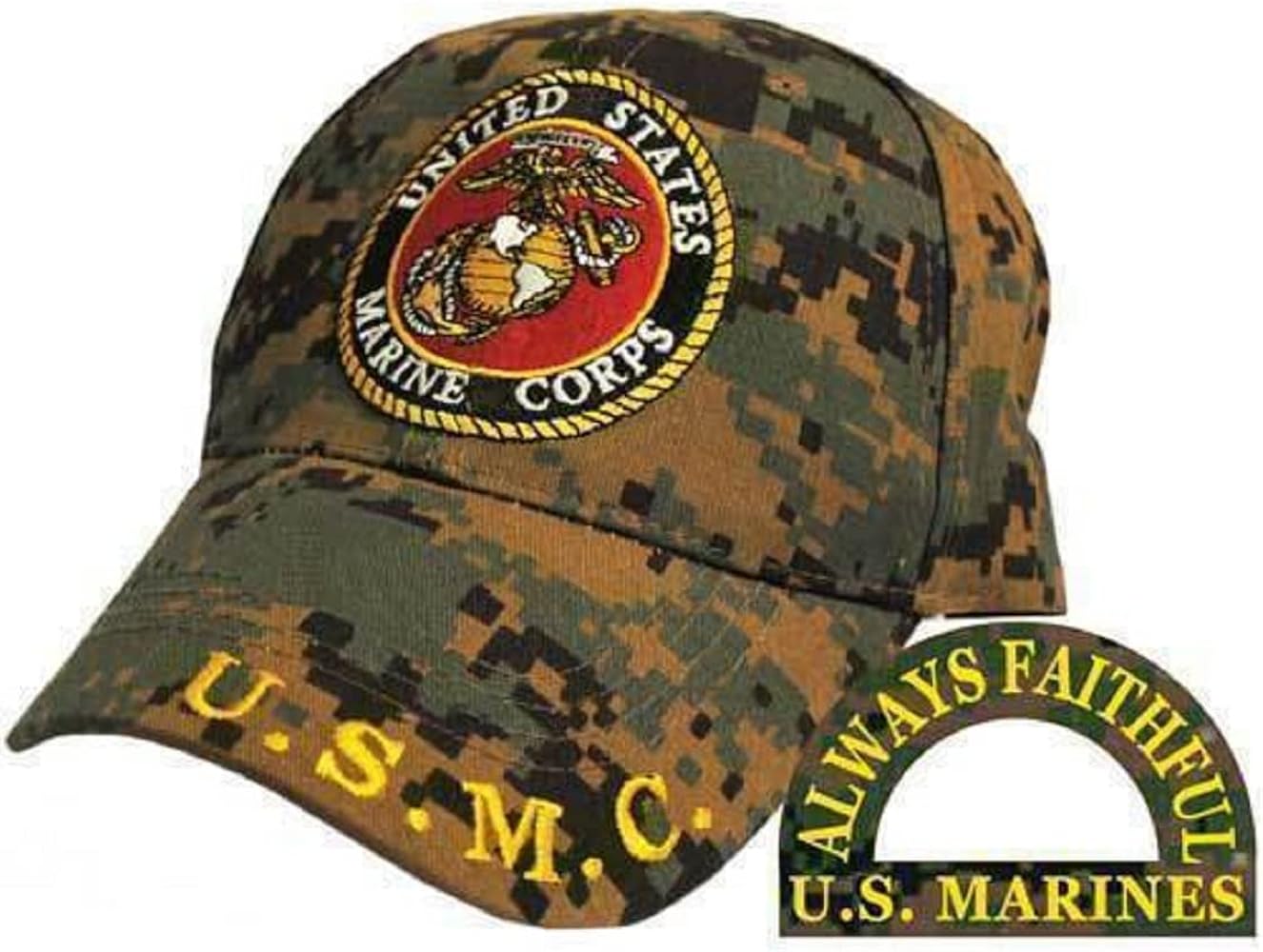 K's Novelties USMC Marine Corp Marines Licensed Hat Cap Embroidered