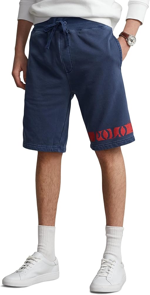 POLO RALPH LAUREN 9.5-Inch Logo Fleece Shorts Cruise Navy XL