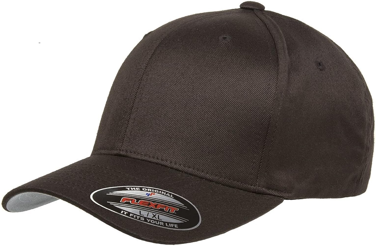 Flexfit 2 Pack Premium Original V Fitted Hat Brown Small/Medium