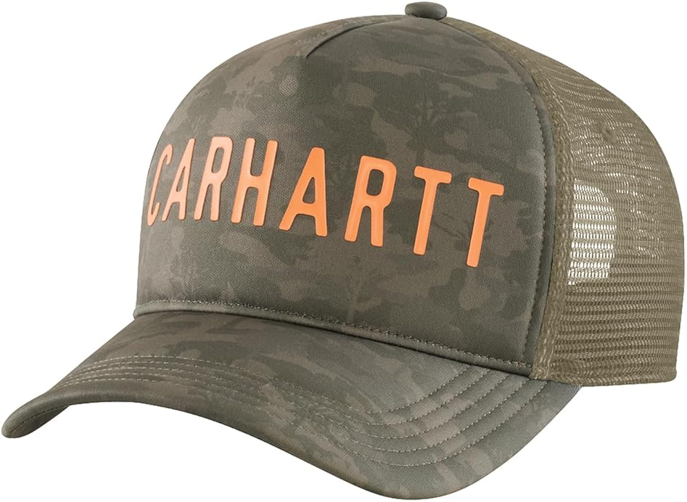 Carhartt Men's Trucker Camo Logo Graphic Cap